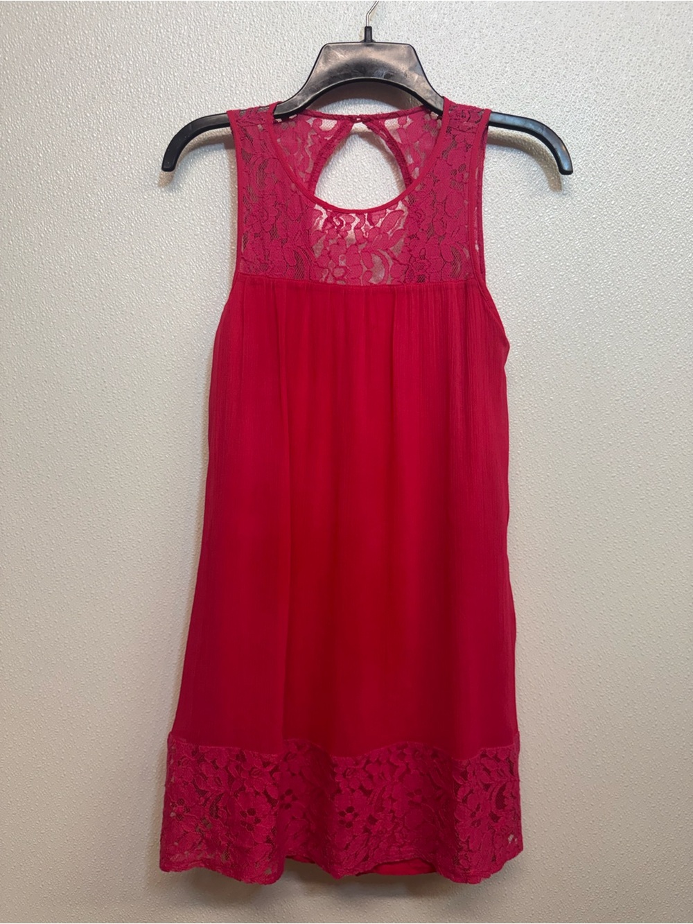Abercrombie & Fitch Hot Pink Girls' Dress Sz L 14 (E-6)